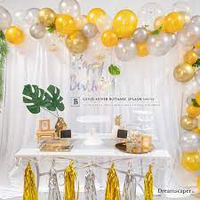 celebration party package gold silver