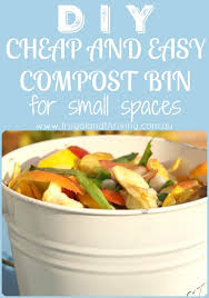 Diy And Easy Small Space Compost Bin