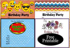 100 free printable kids birthday party
