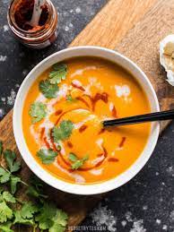 Learn how to create literally the most delicious creamy thai coconut soup. Thai Coconut Curry Carrot Soup Vegan Budget Bytes