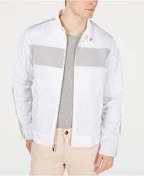 Inc International Concepts Inc Mens Pieced Zip Jacket