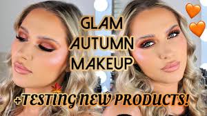 full glam autumn makeup tutorial