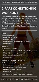 athletic conditioning workout running