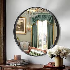 32 Inch Large Wall Mounted Round Mirror
