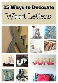 Wooden Letter Designs Decorative Wooden Letters Brilliant