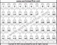 50 Number Chart Free Printable Worksheets Worksheetfun