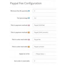 Paypal Commision Fee