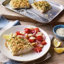 crusted parmesan and herb haddock