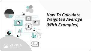 how to calculate weighted average with