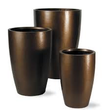 Fibreglass Geo Tall Vase Planter 5