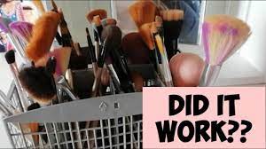 dishwasher to clean my makeup brushes