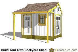 8x12 Shed Plans With Porch Cape Cod