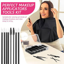 260 pieces disposable makeup tools kit
