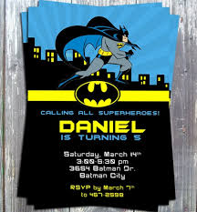 Free Printable Batman Birthday Cards Batman Party Invitations Free