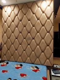leather bed back wall panel for