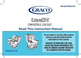 Graco Extend2fit Convertible Manual