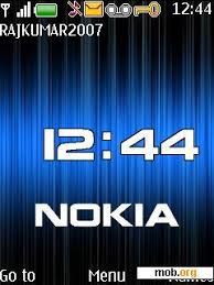 free swf nokia blue theme for