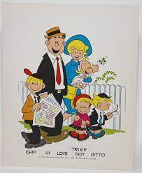 1965 King Features Syndicate Inc. Hi & Lois Chip Ditto Cartoon 8x10  Comic Print | eBay