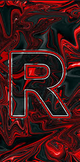 letter r red letters rose symbol