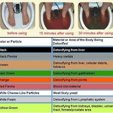 Detox Ionic Foot Bath And Chart Yelp