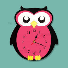 Decorative Owl Wall Clock