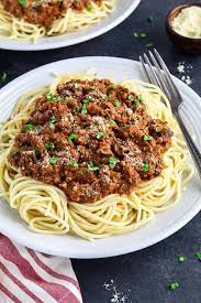 Vegetarian Spaghetti Bolognese Recipe gambar png