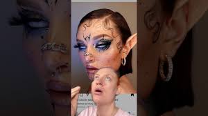 attempting this crazy makeup look