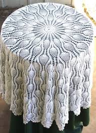 crochet lace round tablecloths at best
