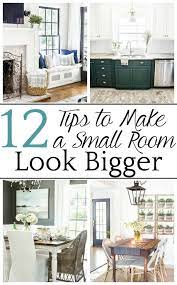 how to make a small room look bigger