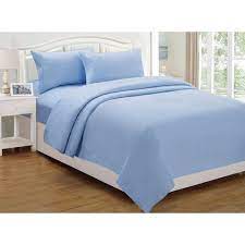 Cotton Light Blue Hospital Bed Sheet