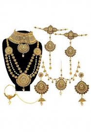 gold bridal sets indian jewelry