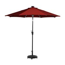 Led Solar Tilt Patio Umbrella