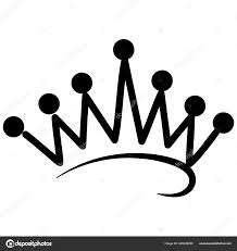 princess crown vector drawing design