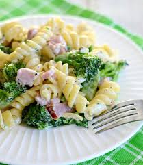 The final result is a delicious homestyle pasta that your family will love! Easy Creamy Ham Broccoli Pasta Creations By Kara