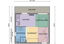 floor plans with dimensions including