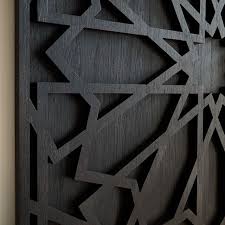 Graphic Wood Square Dimensional Wall
