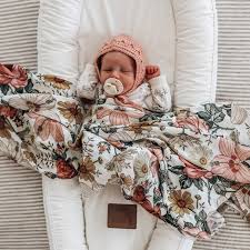 Fl Baby Muslin Receiving Blanket