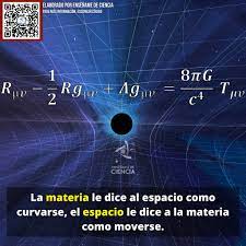 Enséñame de Ciencia - En física, las ecuaciones de campo de Einstein son un conjunto de diez ecuaciones de la teoría de la relatividad general de Albert Einstein, que describen la interacción