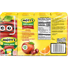 mott s 100 fruit punch juice 6 75 fl