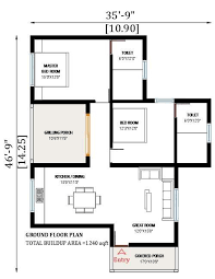 35 X47 House Plan Is Given In This