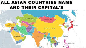 asia map world geography