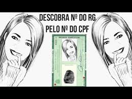 como descobrir o nÚmero do rg pelo cpf