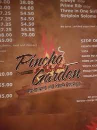 pincho garden restaurant