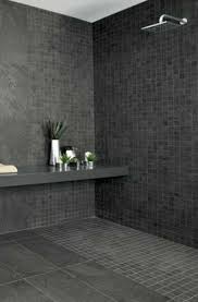 Black Mosaic Tile Bathroom