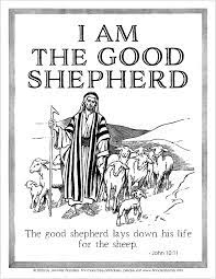 In the shepherds' field, bethlehem. I Am The Good Shepherd Coloring Page Flanders Family Homelife