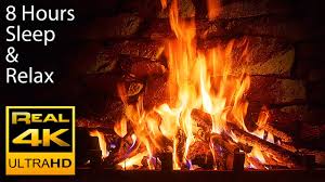 the best 4k relaxing fireplace with