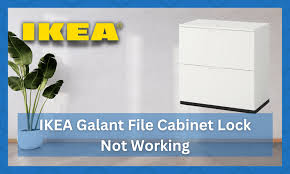 ikea galant file cabinet lock