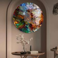 Tempered Glass Wall Art Stained Glass