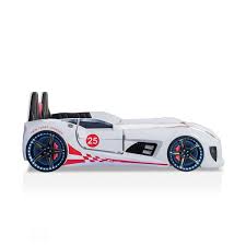 race car bed with led lights idf 7723wh