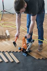 install herringbone hardwood flooring
